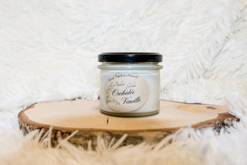 Bougie parfumée Orchidée Vanille L'Atelier Ginko - Boutique en Ligne