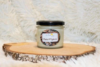 Bougie Pain d'épices 90g cire soja Noël - L'Atelier Ginko