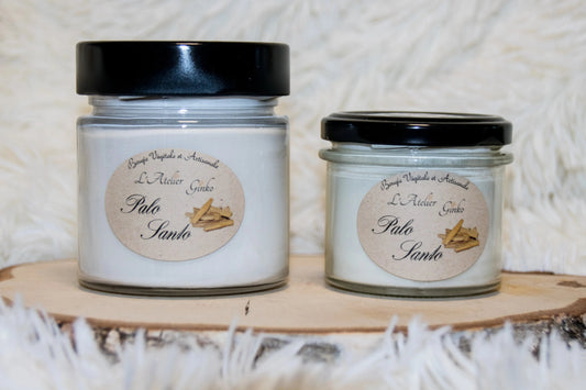 Bougie parfumée Palo Santo L'Atelier Ginko - Boutique en Ligne
