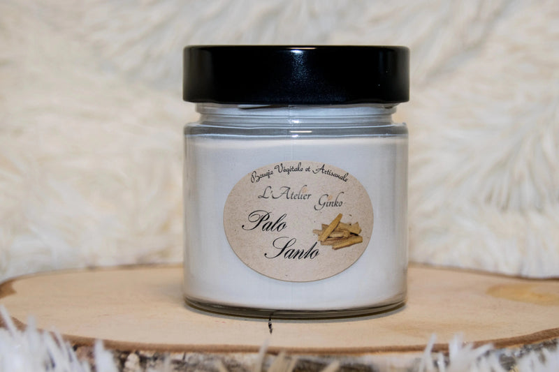 Bougie parfumée Palo Santo L'Atelier Ginko - Boutique en Ligne