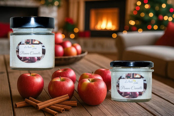 Bougie parfumée Pomme Cannelle - L'Atelier Ginko - Boutique en Ligne