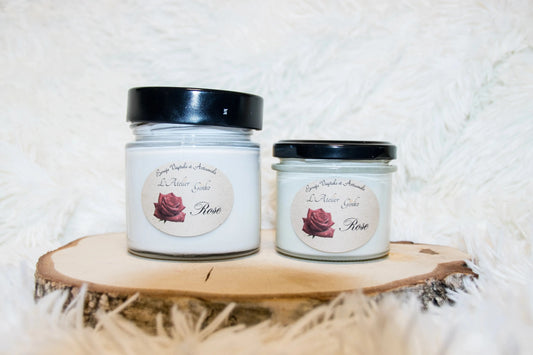 Bougie parfumée Rose L'Atelier Ginko - Boutique en Ligne