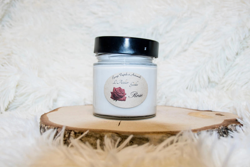 Bougie parfumée Rose L'Atelier Ginko - Boutique en Ligne