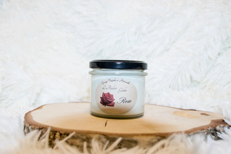 Bougie parfumée Rose L'Atelier Ginko - Boutique en Ligne