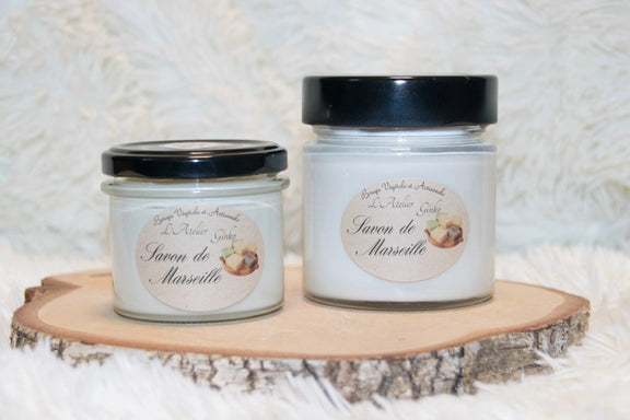Bougie parfumée Savon de Marseille - L'Atelier Ginko - Boutique en Ligne