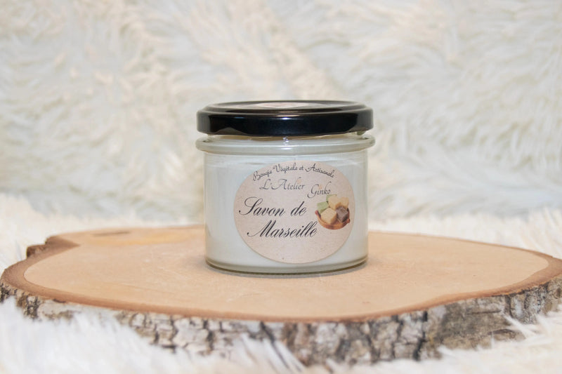 Bougie parfumée Savon de Marseille - L'Atelier Ginko - Boutique en Ligne
