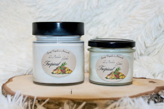 Bougie parfumée Tropical L'Atelier Ginko - Boutique en Ligne
