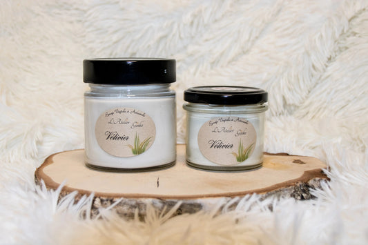 Bougie parfumée Vétivier L'Atelier Ginko - Boutique en Ligne