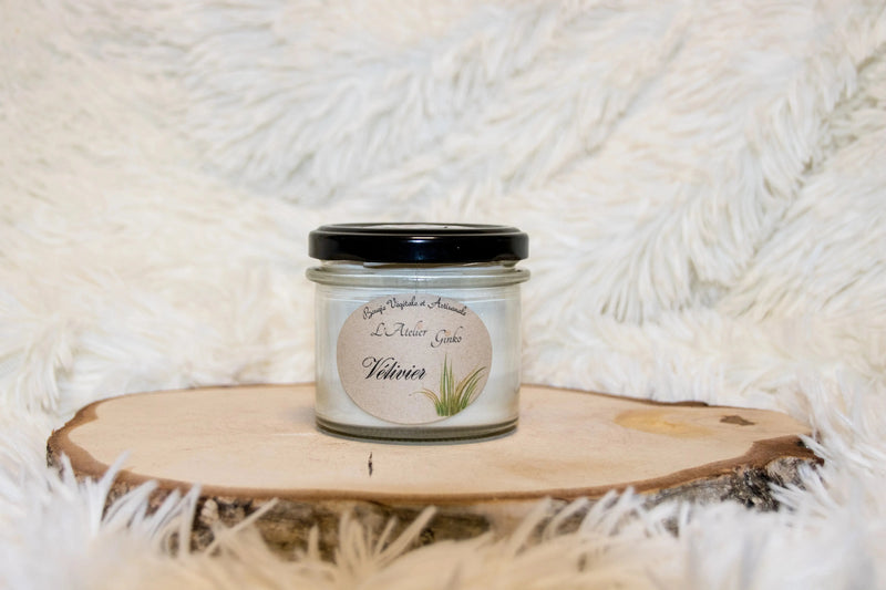 Bougie parfumée Vétivier L'Atelier Ginko - Boutique en Ligne