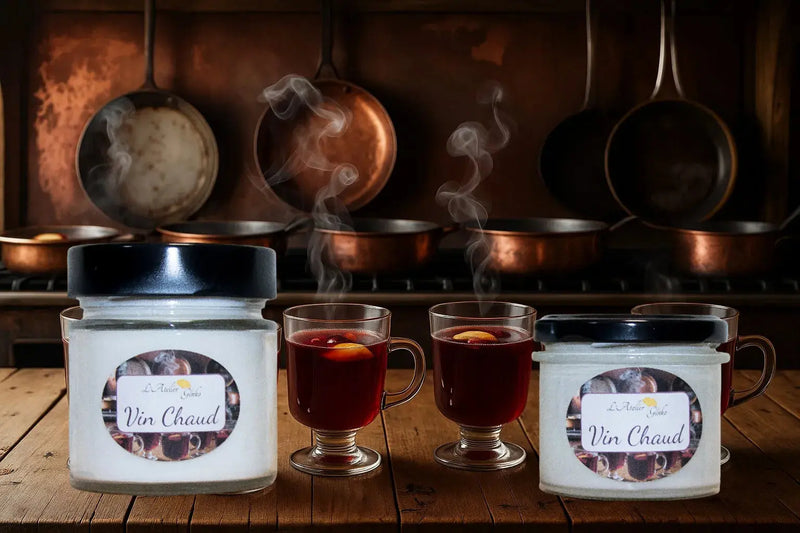 Bougie parfumée Vin chaud - L'Atelier Ginko - Boutique en Ligne
