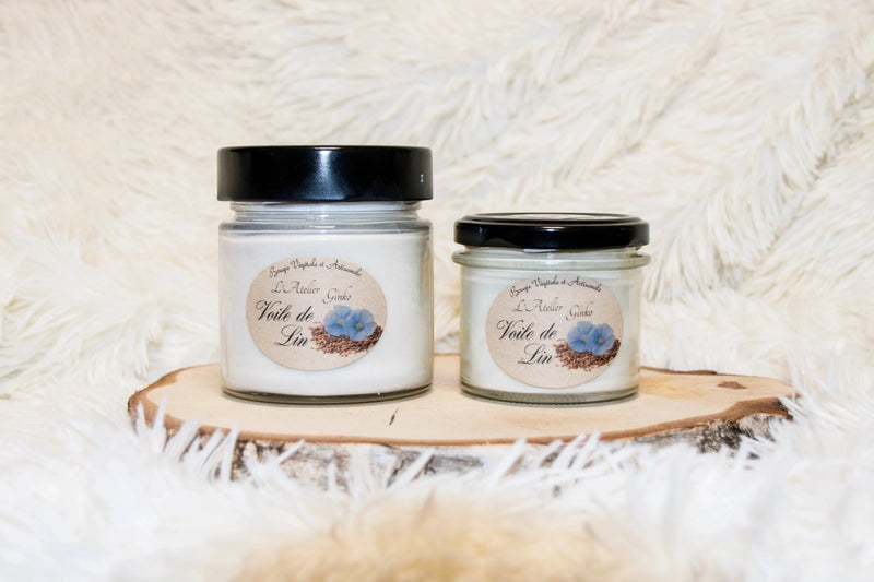 Bougie parfumée Voile de Lin L'Atelier Ginko - Boutique en Ligne