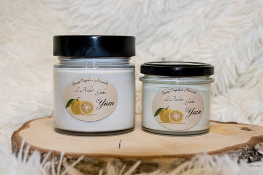 Bougie parfumée Yuzu L'Atelier Ginko - Boutique en Ligne