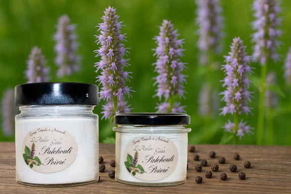 Bougie parfumée Patchouli Poivré L'Atelier Ginko - Boutique en Ligne