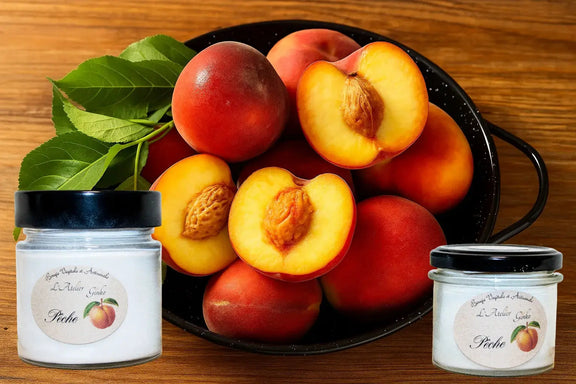 Bougie parfumée Pêche L'Atelier Ginko - Boutique en Ligne