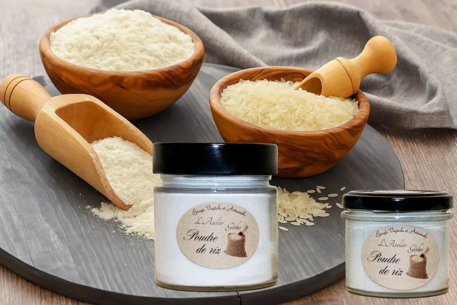 Bougie parfumée Poudre de Riz L'Atelier Ginko - Boutique en Ligne