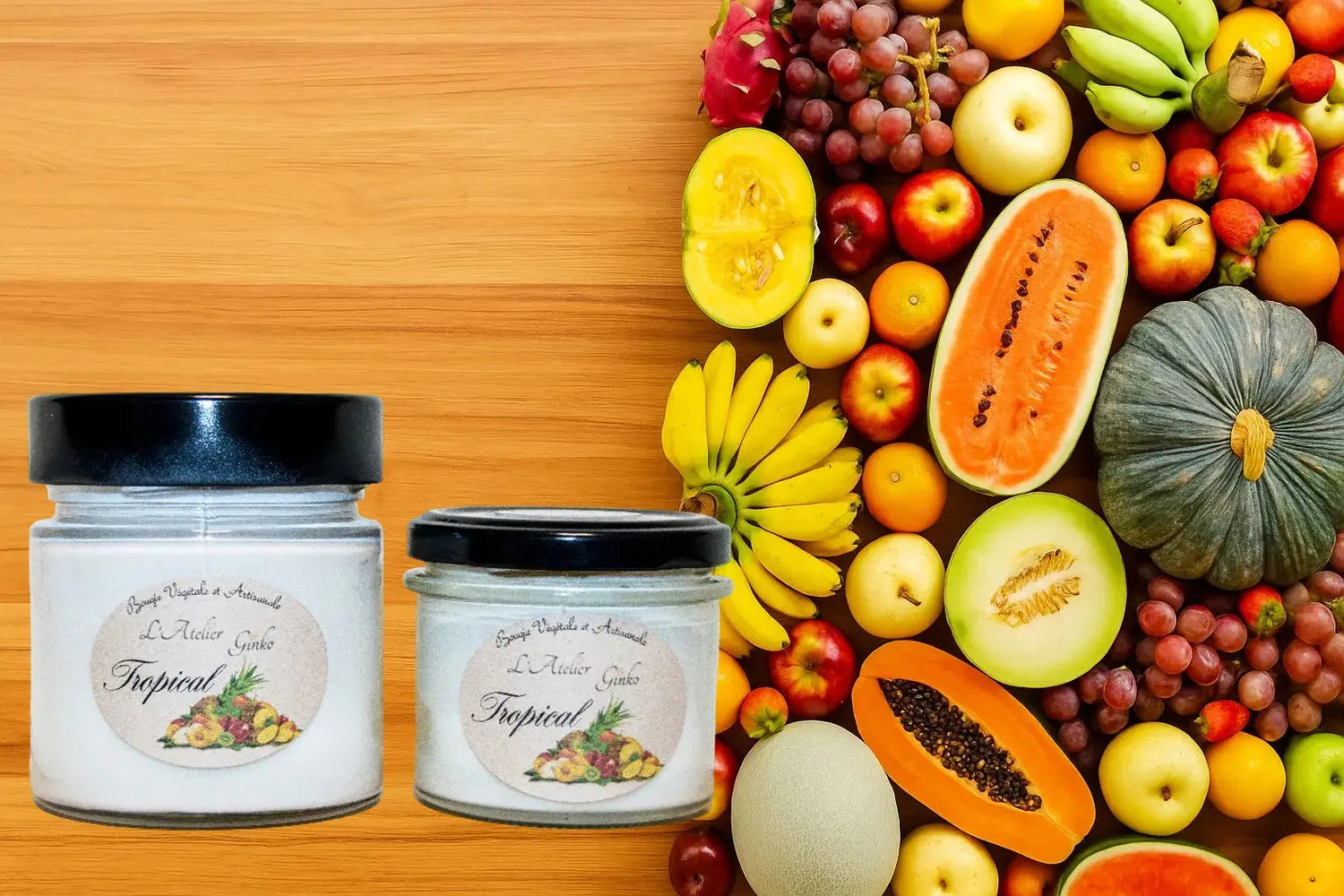 Bougie parfumée Tropical L'Atelier Ginko - Boutique en Ligne