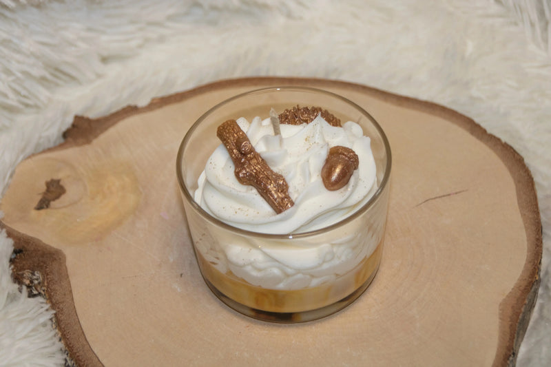 Bougie Chantilly Feu de bois - L'Atelier Ginko - Boutique en Ligne