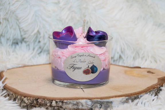Bougie chantilly Figue L'Atelier Ginko - Boutique en Ligne