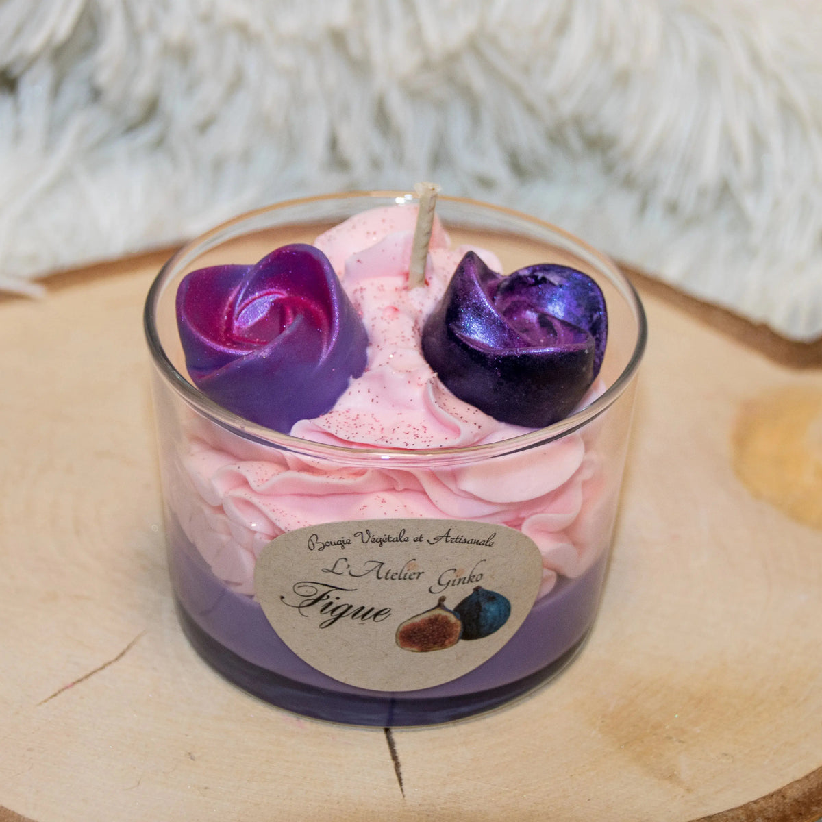 Bougie chantilly Figue L'Atelier Ginko - Boutique en Ligne