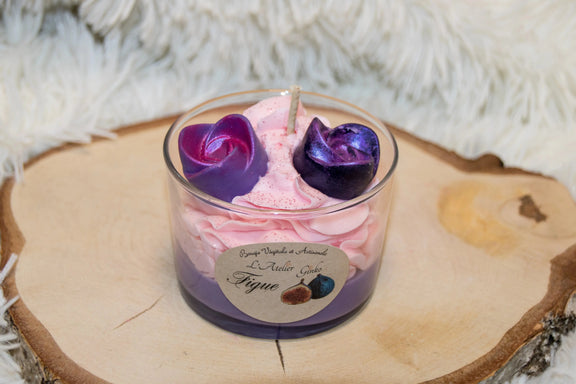Bougie chantilly Figue L'Atelier Ginko - Boutique en Ligne