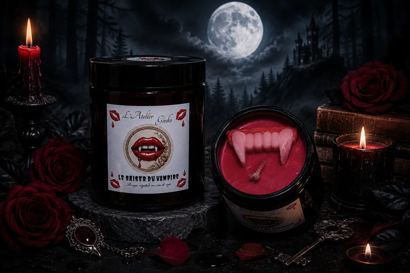 Bougie parfumée La Danse des Vampires – Cire de soja artisanale