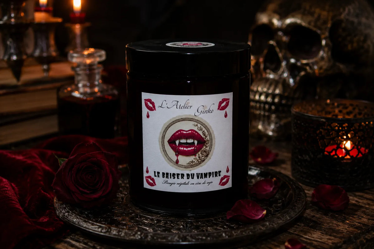 Bougie parfumée La Danse des Vampires – Cire de soja artisanale