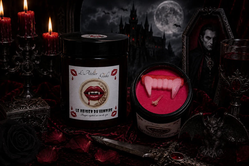 Bougie parfumée La Danse des Vampires – Cire de soja artisanale