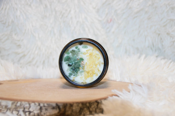 Bougie parfumée Lithothérapie Abondance - L'Atelier Ginko - Boutique en Ligne