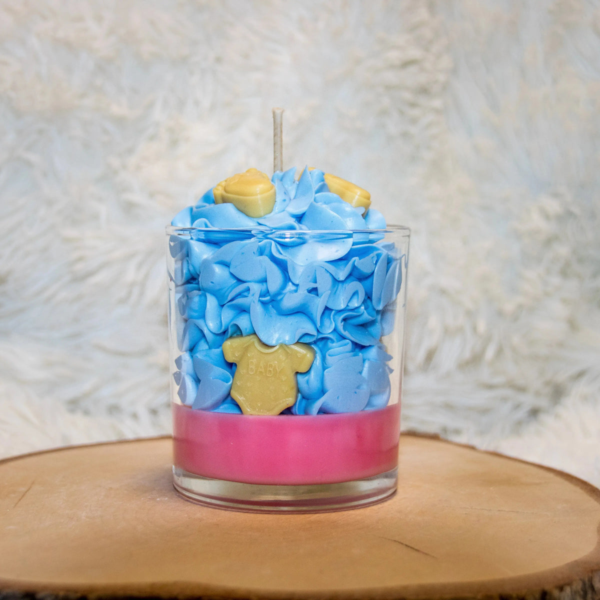 Bougie artisanale naissance personnalisable L'Atelier Ginko - Boutique en Ligne