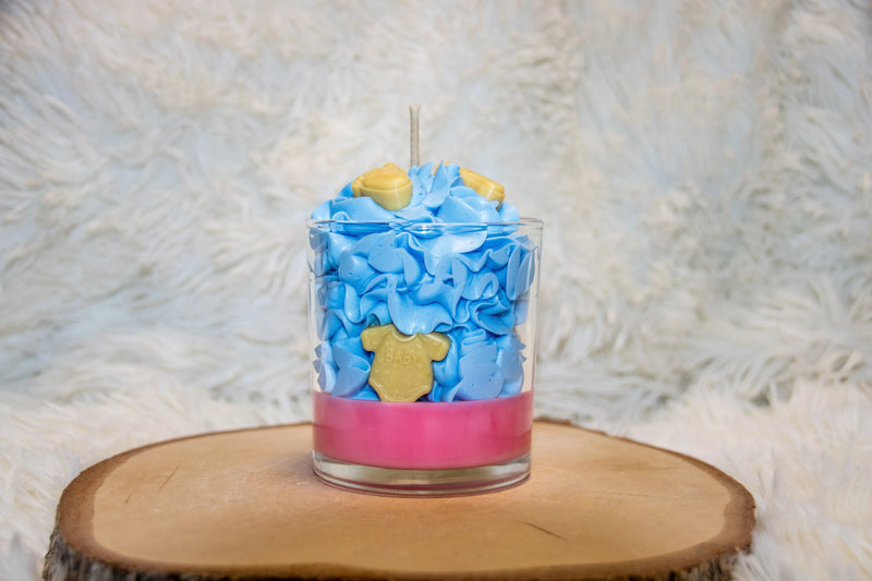 Bougie artisanale naissance personnalisable L'Atelier Ginko - Boutique en Ligne