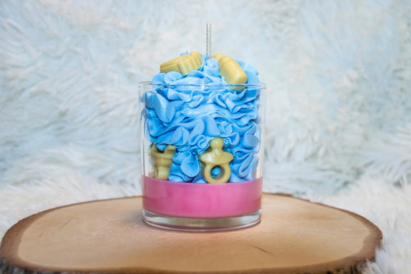 Bougie artisanale naissance personnalisable L'Atelier Ginko - Boutique en Ligne