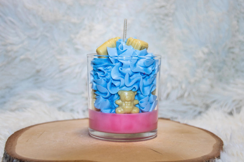 Bougie artisanale naissance personnalisable L'Atelier Ginko - Boutique en Ligne