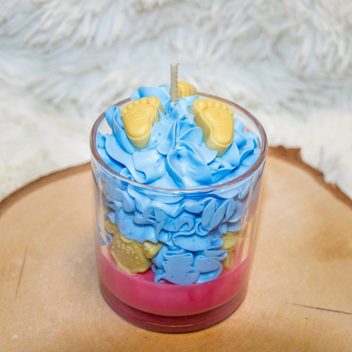 Bougie artisanale naissance personnalisable L'Atelier Ginko - Boutique en Ligne