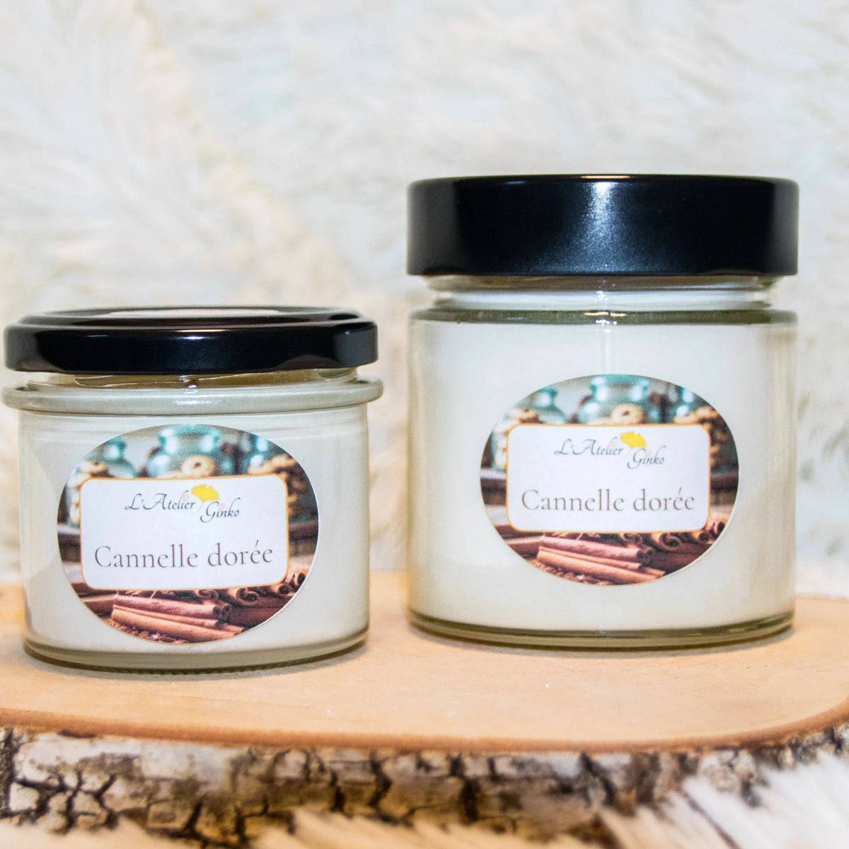 Bougie parfumée Cannelle dorée L'Atelier Ginko - Boutique en Ligne