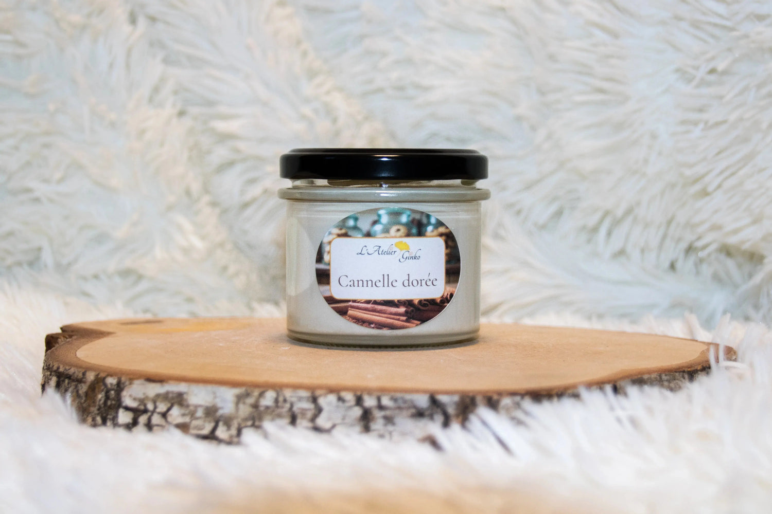 Bougie parfumée Cannelle dorée L'Atelier Ginko - Boutique en Ligne