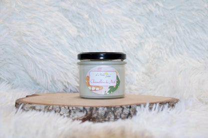 Bougie parfumée Chamallow de Noël - L'Atelier Ginko - Boutique en Ligne