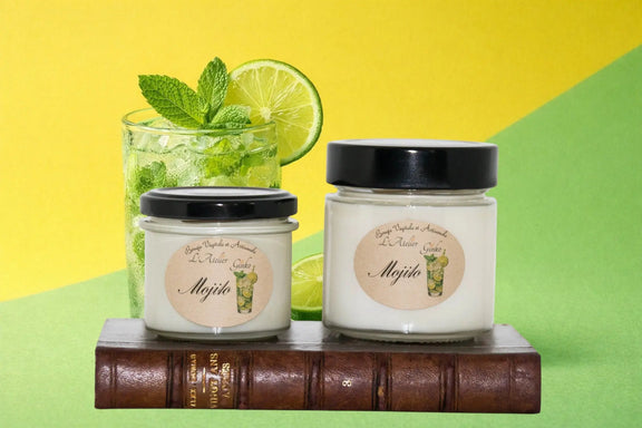 Bougie parfumée Mojito - L'Atelier Ginko - Boutique en Ligne