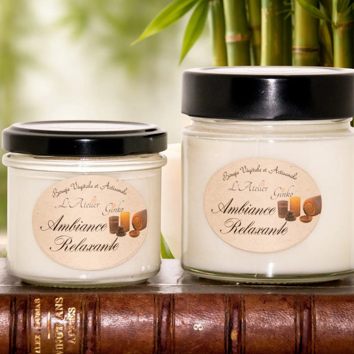 Bougie parfumée Ambiance Relaxante L'Atelier Ginko - Boutique en Ligne