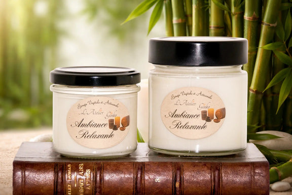 Bougie parfumée Ambiance Relaxante L'Atelier Ginko - Boutique en Ligne