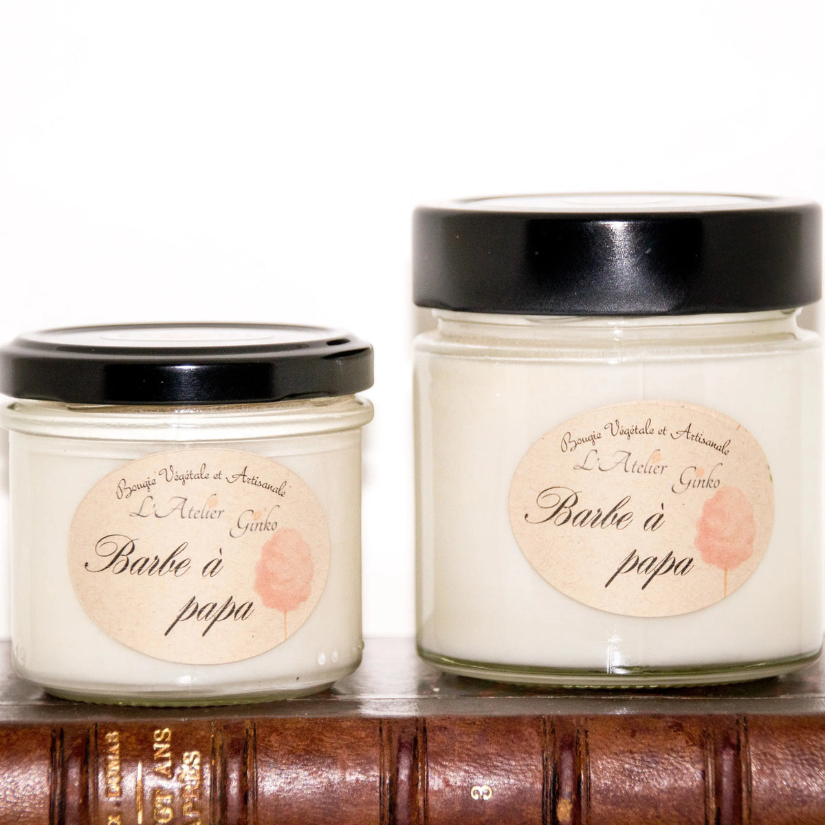 Bougie parfumée Barbe à Papa L'Atelier Ginko - Boutique en Ligne