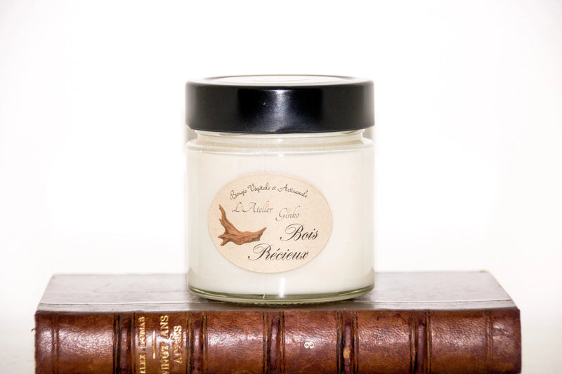 Bougie parfumée Bois précieux L'Atelier Ginko - Boutique en Ligne
