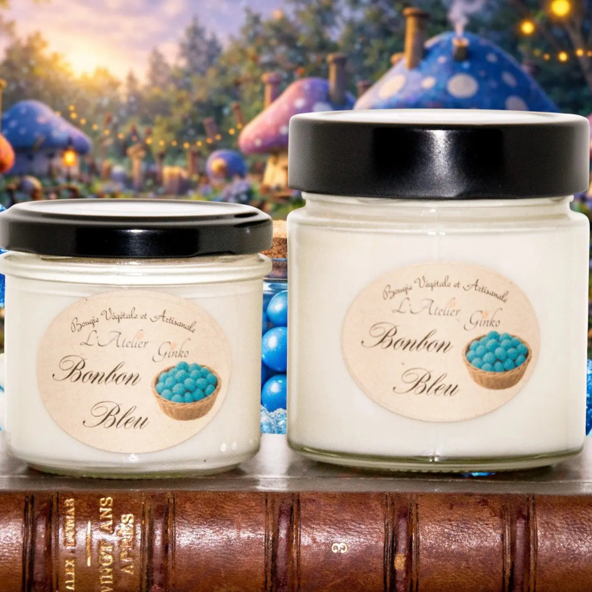 Bougie parfumée Bonbon bleu L'Atelier Ginko - Boutique en Ligne