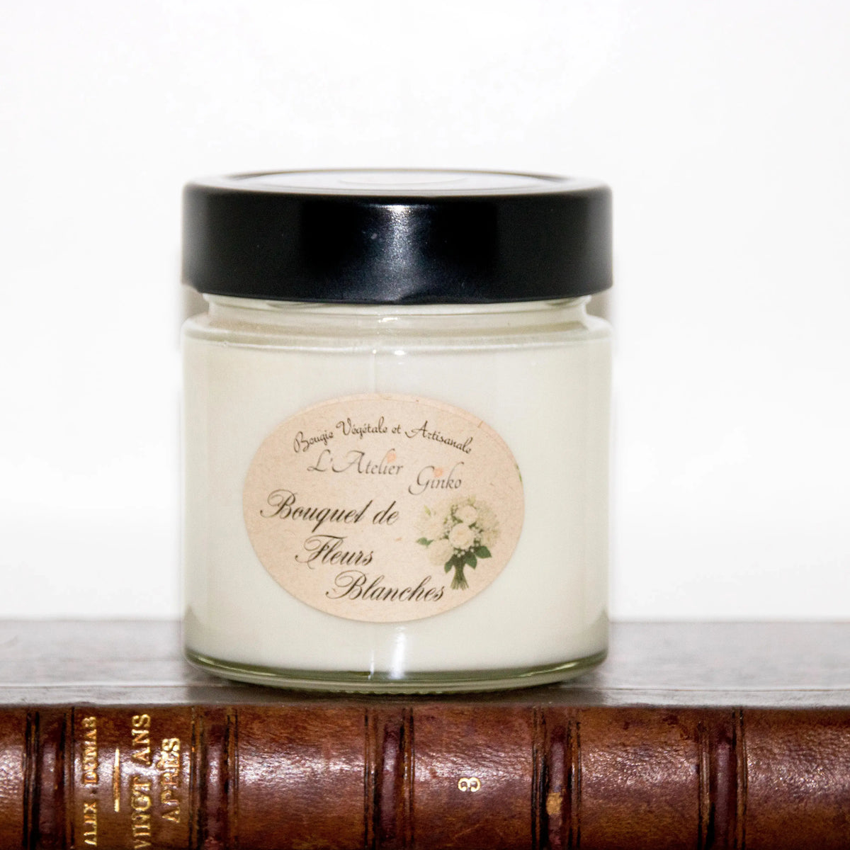 Bougie parfumée Bouquet de Fleurs blanches L'Atelier Ginko - Boutique en Ligne