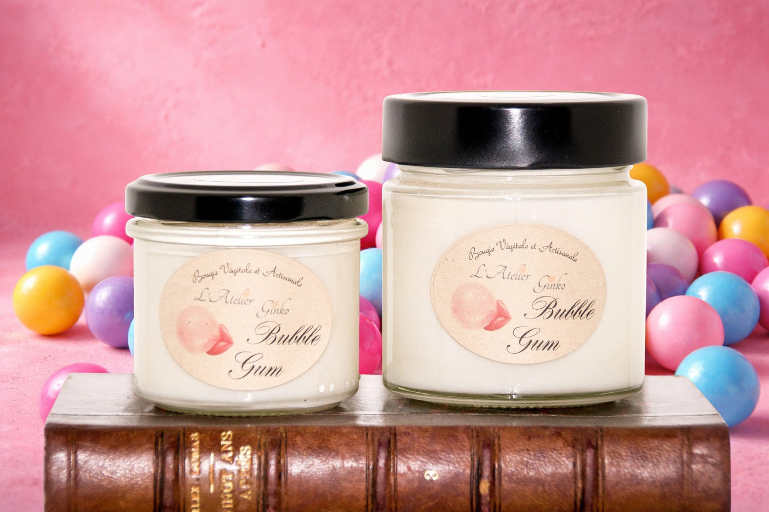 Bougie parfumée Bubblegum L'Atelier Ginko - Boutique en Ligne