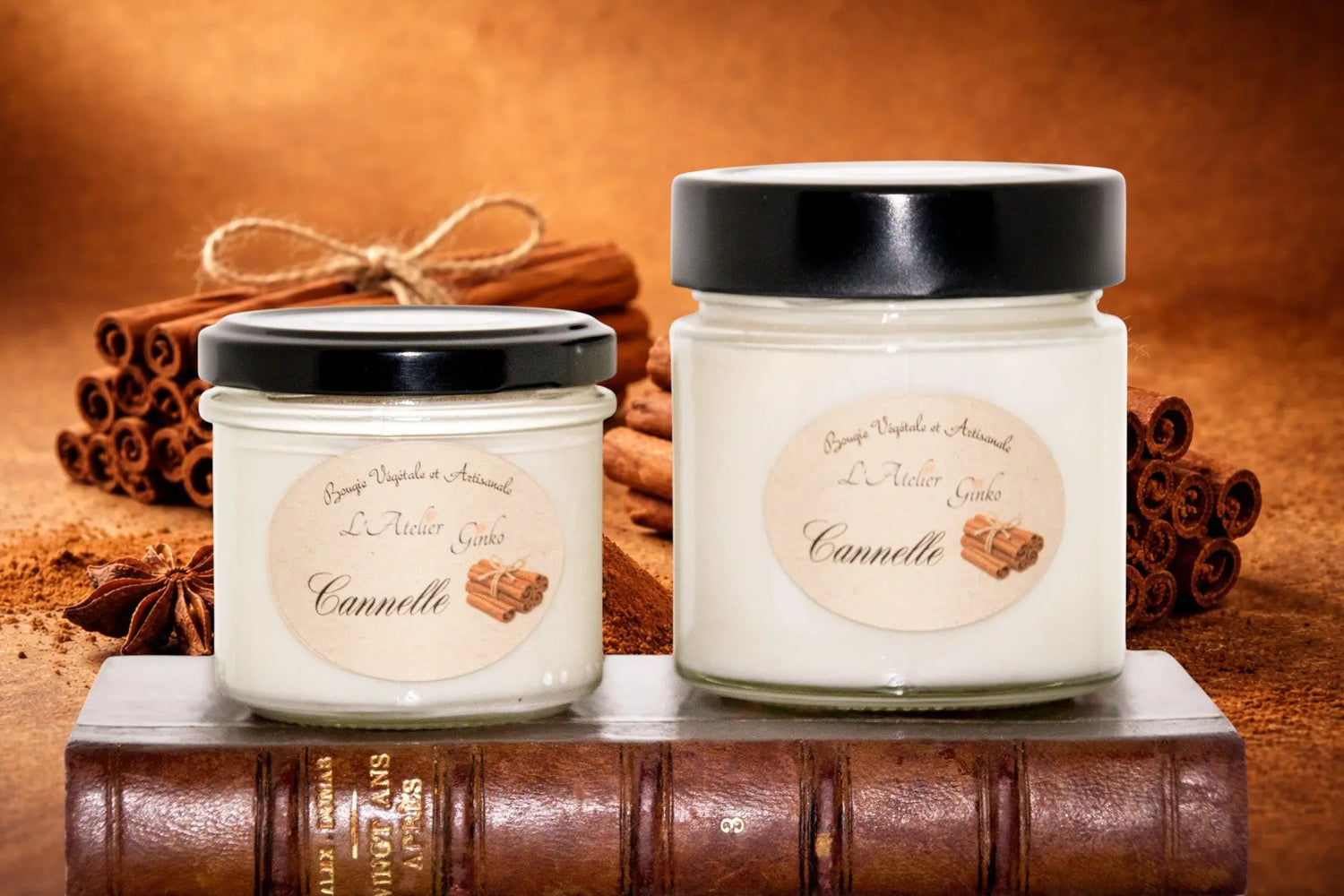 Bougie parfumée Cannelle L'Atelier Ginko - Boutique en Ligne