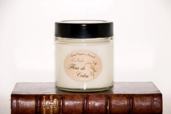 Bougie parfumée Fleur de Coton L'Atelier Ginko - Boutique en Ligne