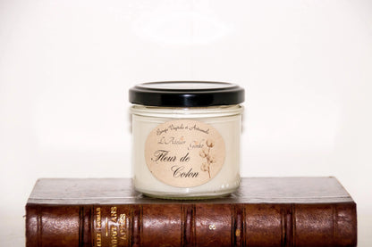 Bougie parfumée Fleur de Coton L'Atelier Ginko - Boutique en Ligne