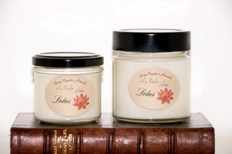 Bougie parfumée Lotus L'Atelier Ginko - Boutique en Ligne