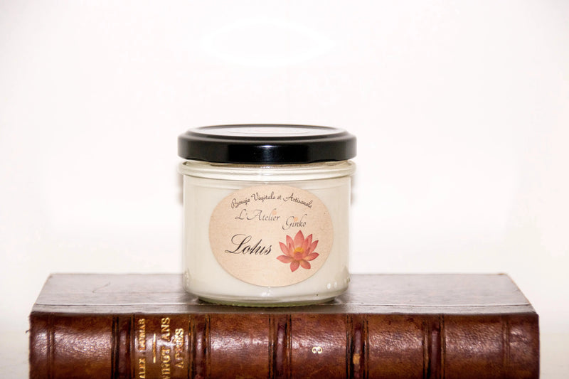Bougie parfumée Lotus L'Atelier Ginko - Boutique en Ligne