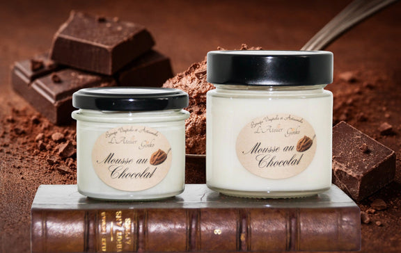 Bougie parfumée Mousse au chocolat L'Atelier Ginko - Boutique en Ligne